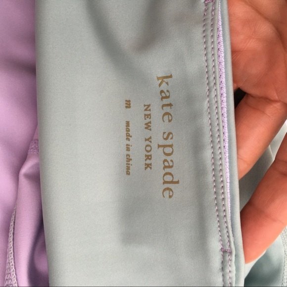 Kate Spade Color Spliced Legging Frozen Lilac NWT - Picture 7 of 13